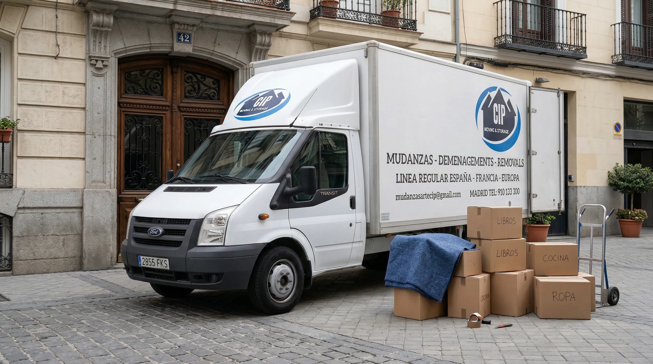 Servicio de mudanzas profesionales en Madrid